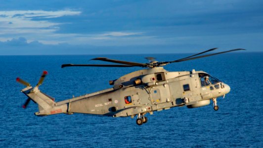 Saxon Warrior is a United States and United Kingdom co-hosted carrier strike group exercise that demonstrates interoperability and capability to respond to crises and deter potential threats. (36082720610)