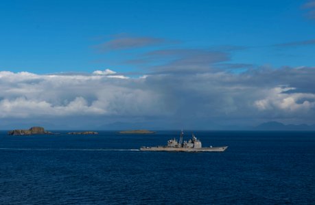 Saxon Warrior is a United States and United Kingdom co-hosted carrier strike group exercise that demonstrates interoperability and capability to respond to crises and deter potential threats. (36444831115)