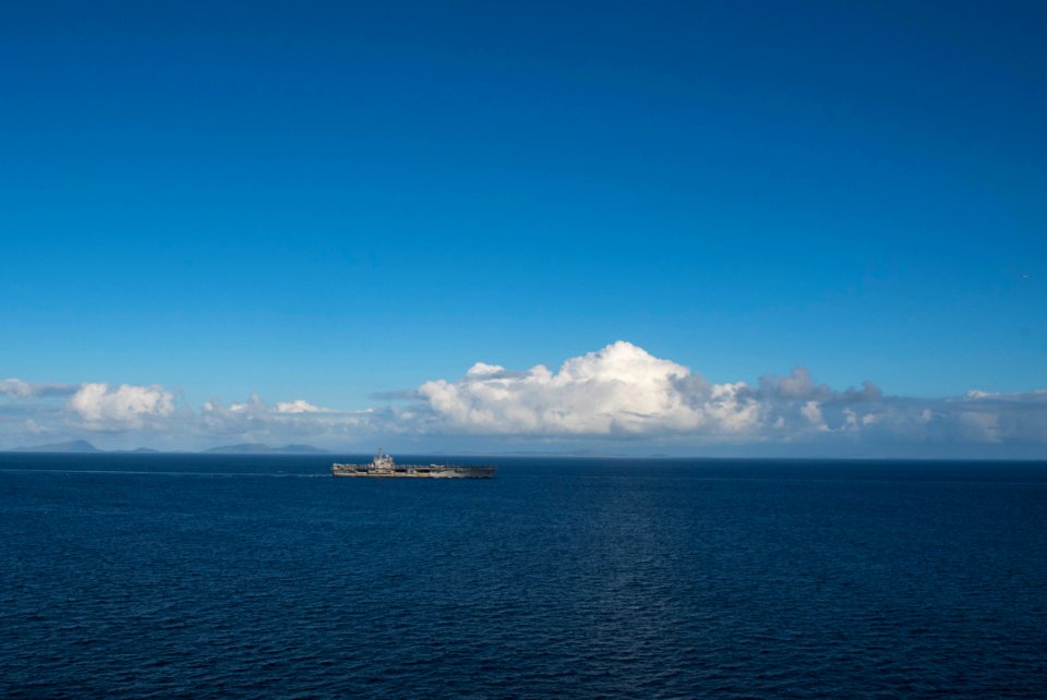 Saxon Warrior is a United States and United Kingdom co-hosted carrier strike group exercise that demonstrates interoperability and capability to respond to crises and deter potential threats. (36444837815)