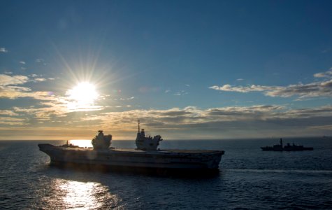Saxon Warrior is a United States and United Kingdom co-hosted carrier strike group exercise that demonstrates interoperability and capability to respond to crises and deter potential threats. (36082719300)