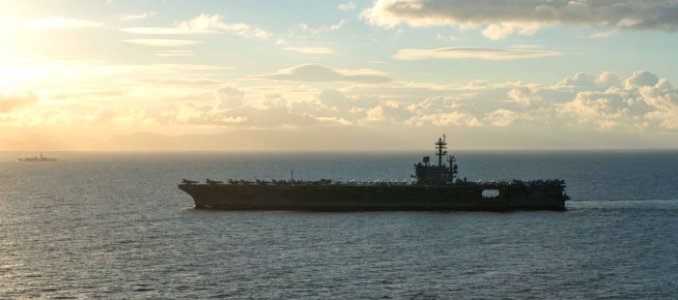Saxon Warrior is a United States and United Kingdom co-hosted carrier strike group exercise that demonstrates interoperability and capability to respond to crises and deter potential threats. (36399202946)