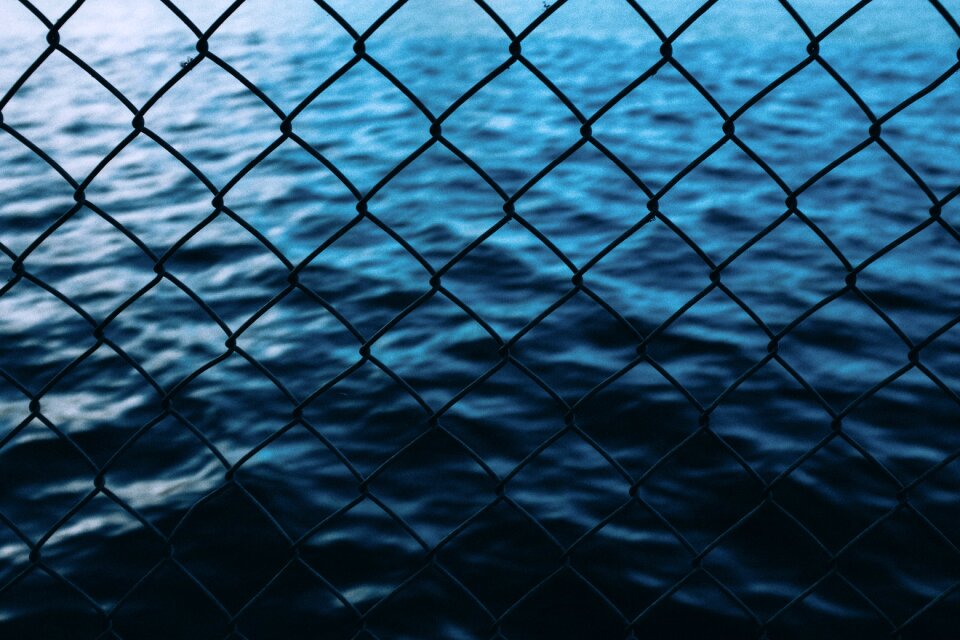 Water nature fence