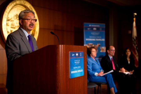 San Francisco Mayor Ed Lee, 2014