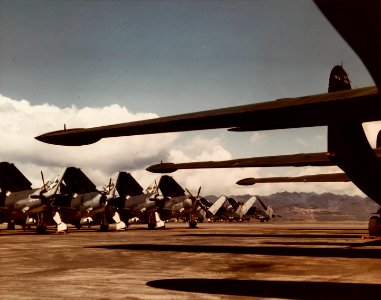 SB2C-3 Helldivers and PBY-5A Catalinas at Pearl Harbor c1944