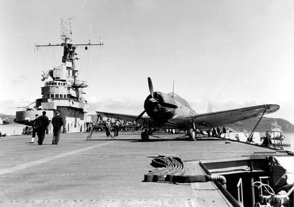 SBD VB-41 on USS Ranger (CV-4) at Placentia 1943