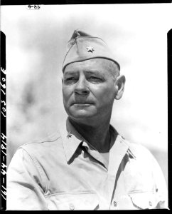 SC 190544 - Portrait of Brig. General William Spence. South Pacific Area. 7th April 1944. 93rd Division, Guadalcanal