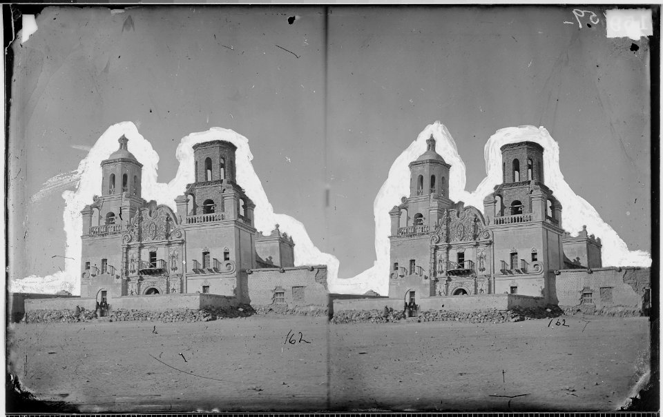 SAN XAVIER DEL BAR MISSION NEAR TUCSON, ARIZONA - NARA - 523925