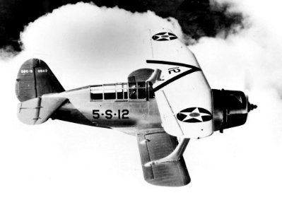 SBC-3 Helldiver VS-5 in flight c1939