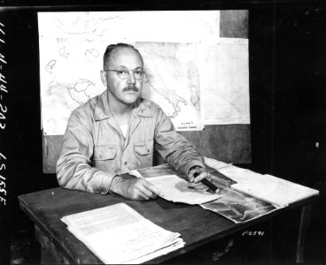 SC 190541 - Portrait of Brig. General Leo M. Kreber, Commanding General of the 37th Infantry Division on Bougainville. 15 January, 1944