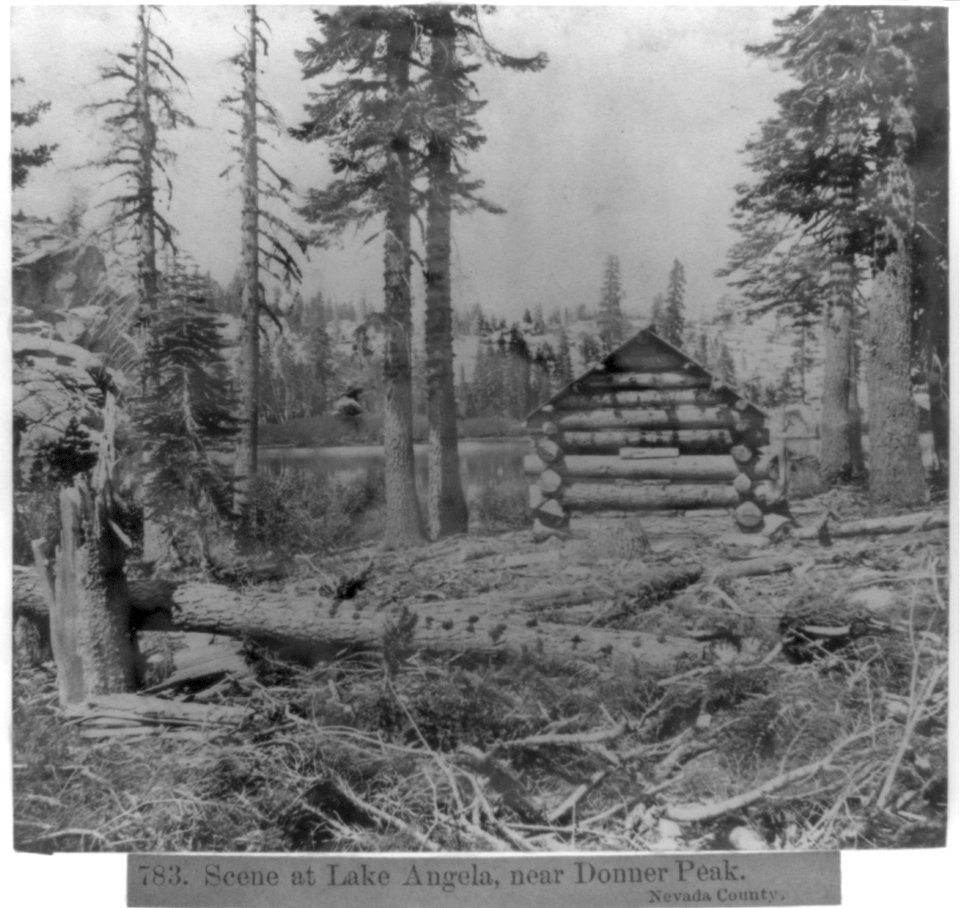 Scene at Lake Angela, near Donner Peak, Nevada County LCCN2002723591