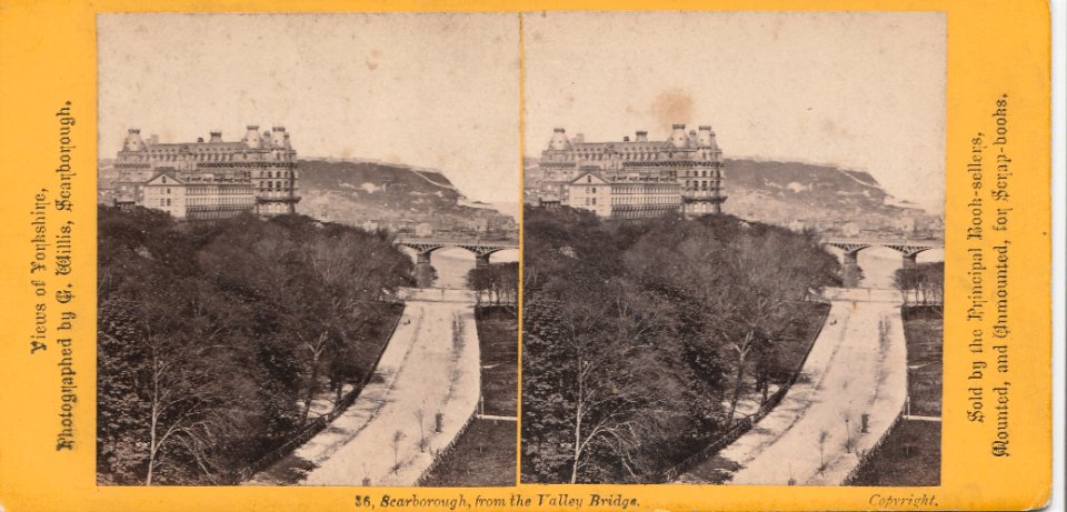 Scarborough, from the Valley Bridge photo