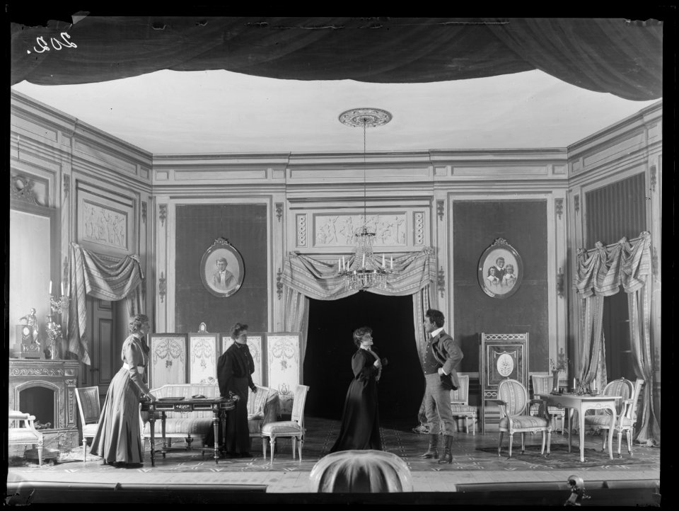 Scene from Daglannet at Svenska teatern 1905 - SMV - SvT021