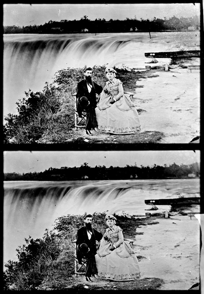 Scene at Niagara Falls, N.Y - NARA - 526358