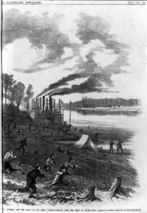 Scene at Pittsburg Landing, Tennessee River, Sunday Afternoon, 6th April 1862 LCCN2005694844