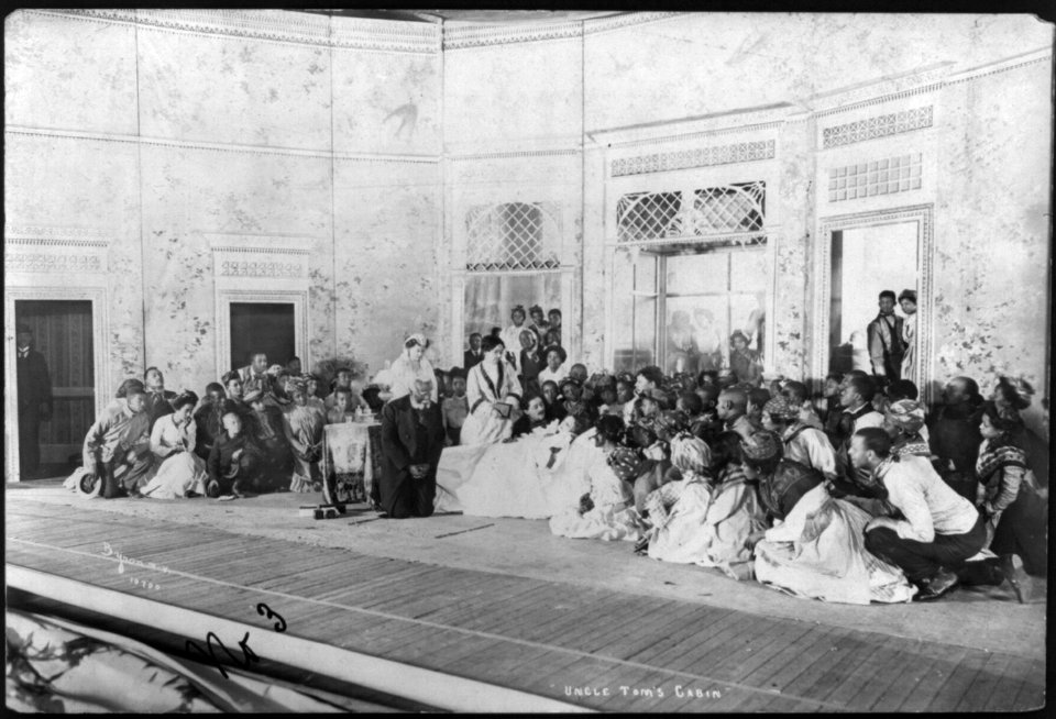 Scene from stage production of Uncle Tom's Cabin, 1901)- Little Eva's death scene LCCN2004681923