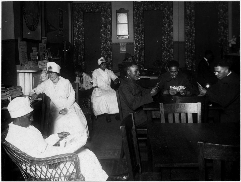 Scene at the Berean Club, Philadelphia, Pennslyvania. - NARA - 533631