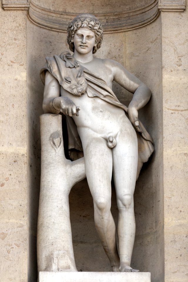 Satyr Anapauomenos Cour Carrée Louvre