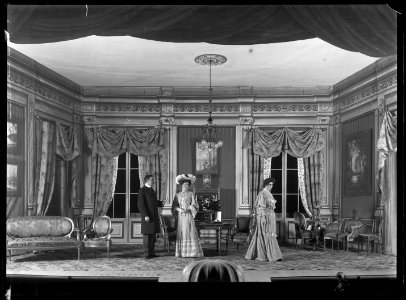 Scene from Amor och Hymen at Svenska teatern 1905 - SMV - SvT009