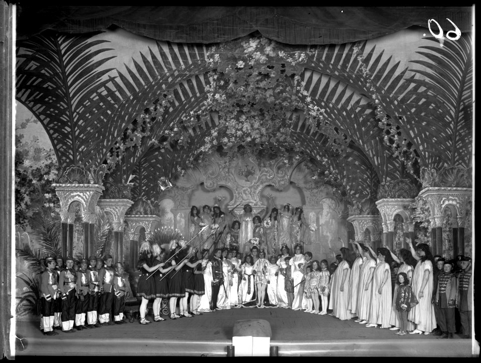 Scene from Tummeliten at Östermalmsteatern 1904 - SMV - ÖT006
