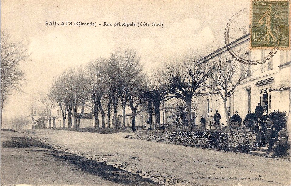 Saucats - rue principale 2