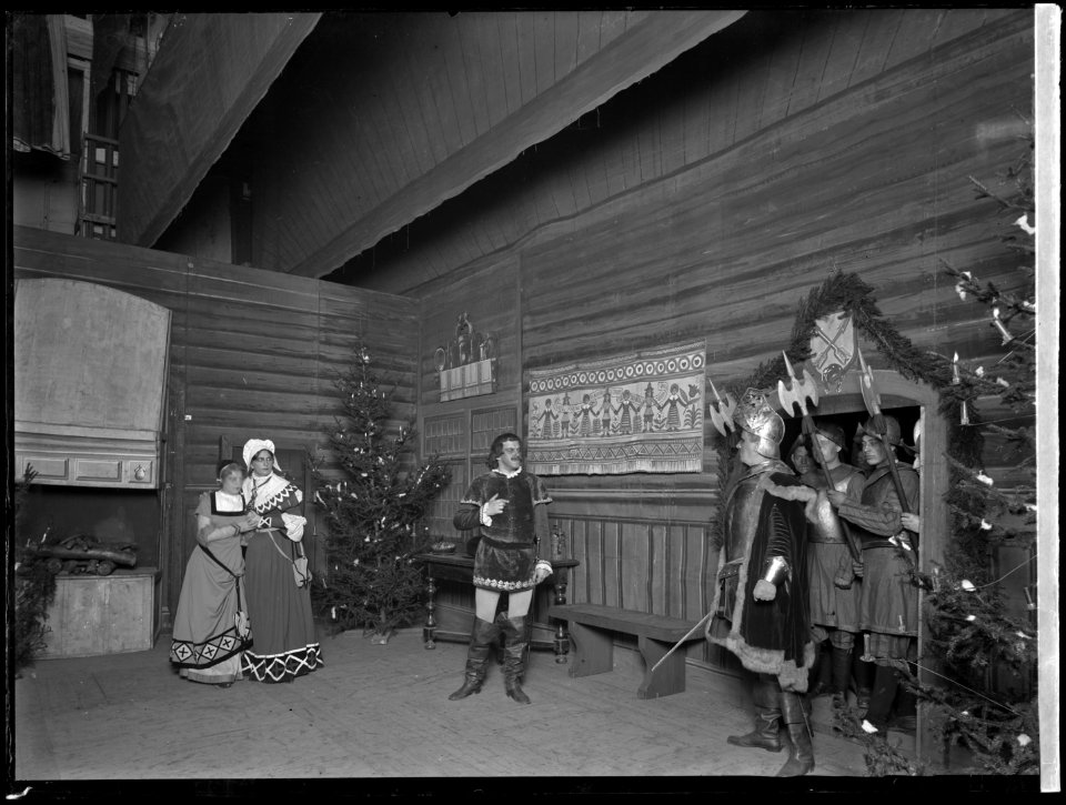 Scene from Engelbrekt och hans dalkarlar at Östermalmsteatern 1903 - SMV - ÖT021
