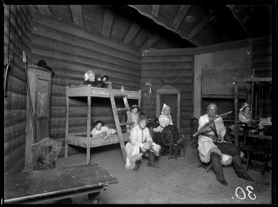 Scene from Engelbrekt och hans dalkarlar at Östermalmsteatern 1903 - SMV - ÖT025