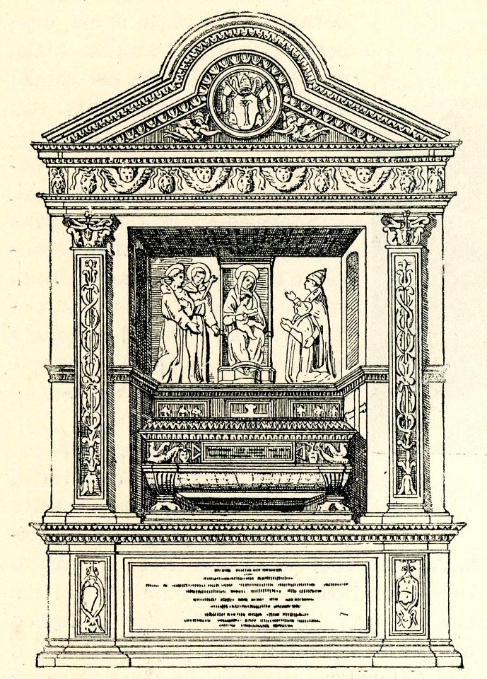 Savona Mausoleo di Sisto IV nella cappella Sistina