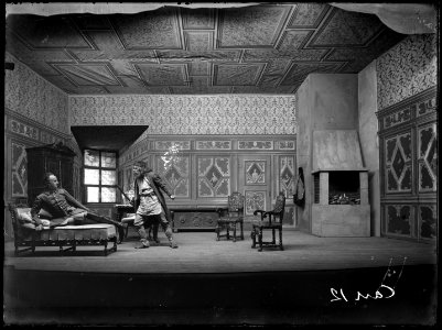 Scene from Karl XII at Dramaten 1902 - SMV - DrT004