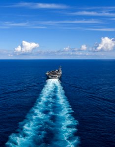 Saxon Warrior is a United States and United Kingdom co-hosted carrier strike group exercise that demonstrates interoperability and capability to respond to crises and deter potential threats. (35637142103)