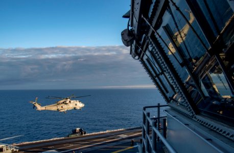 Saxon Warrior is a United States and United Kingdom co-hosted carrier strike group exercise that demonstrates interoperability and capability to respond to crises and deter potential threats. (36082719960)