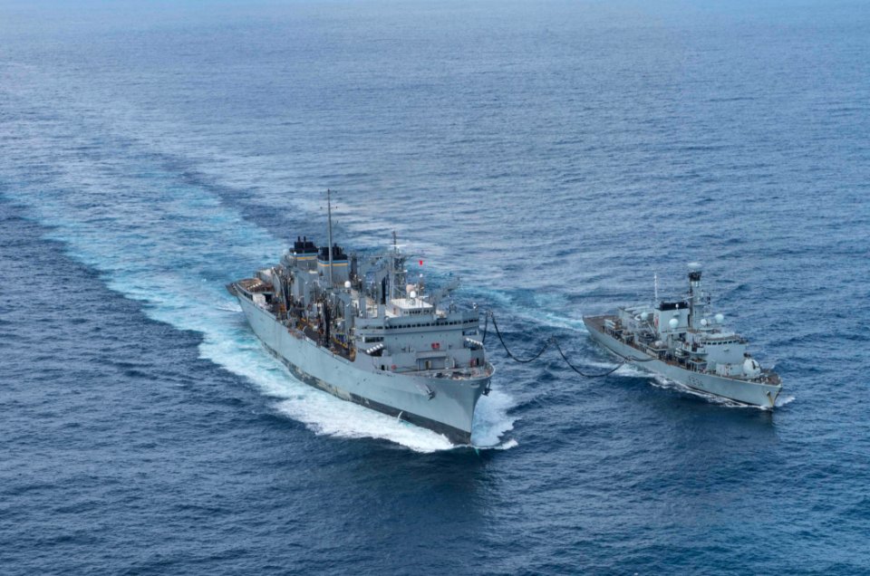 Saxon Warrior is a United States and United Kingdom co-hosted carrier strike group exercise that demonstrates interoperability and capability to respond to crises and deter potential threats. (36276525672)