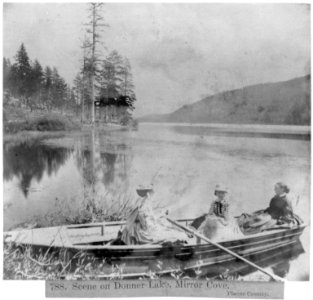 Scene on Donner Lake, Mirror Cove, Placer County LCCN2002721657
