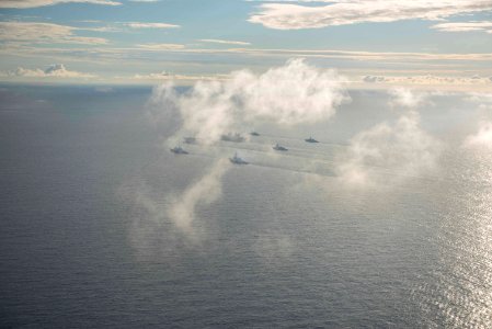 Saxon Warrior is a United States and United Kingdom co-hosted carrier strike group exercise that demonstrates interoperability and capability to respond to crises and deter potential threats. (36444818065)
