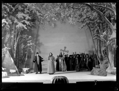 Scene from Uppståndelse at Svenska teatern 1905 - SMV - SvT005