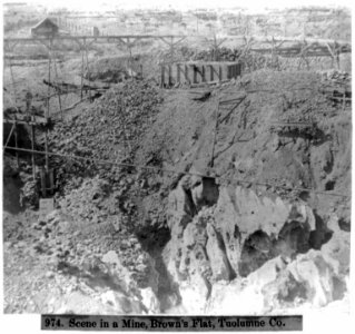 Scene in a mine, Brown's Flat, Tuolumne County LCCN2002721699