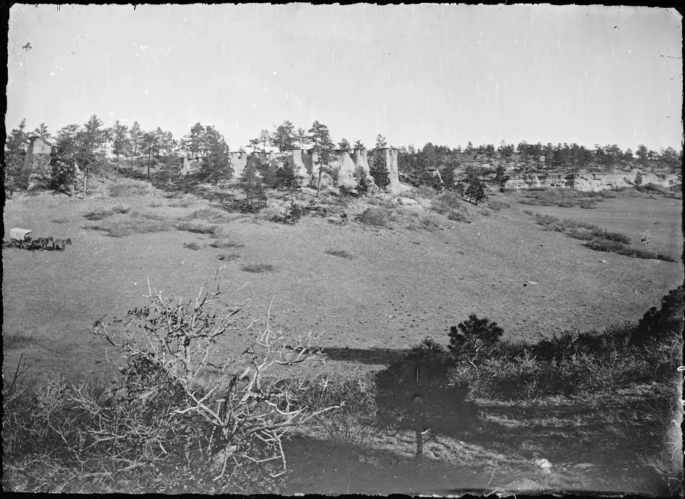 Scene in Monument Park, north of Colorado Springs. El Paso County, Colorado. - NARA - 516953