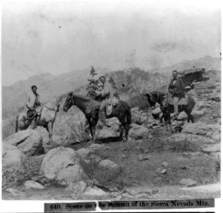 Scene on the summit of the Sierra Nevada Mountains LCCN2002721671