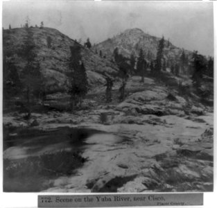 Scene on the Yuba River, near Cisco - Placer County LCCN2002723806