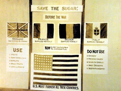 Save the Sugar, U.S. Food Administration Food Conservation campaign during World War I (28115081581)