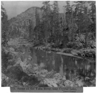 Scene on the Yuba River, near Crystal Lake, Placer County LCCN2002723805