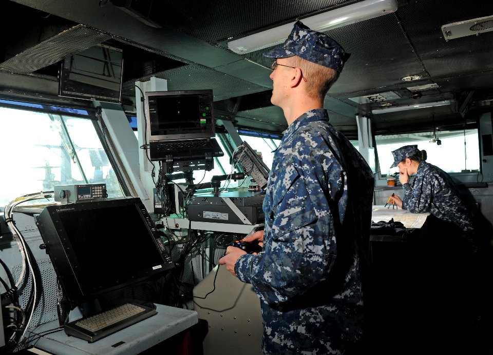 SAWS intalled aboard USS Dwight D. Eisenhower 130220-N-PO203-146