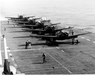 SB2C-5s on USS Tarawa 1947
