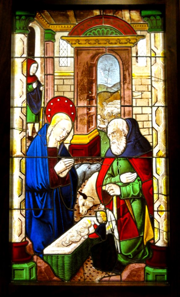 Scenes from the Infancy Cycle - The Nativity, Loisy-en-Brie, France, c. 1460-1480 - Nelson-Atkins Museum of Art - DSC08478