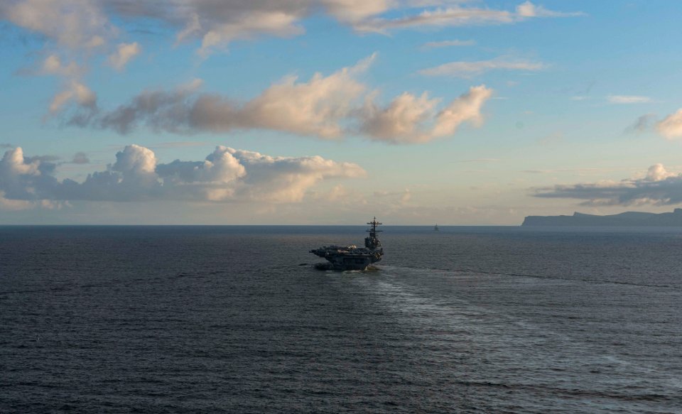 Saxon Warrior is a United States and United Kingdom co-hosted carrier strike group exercise that demonstrates interoperability and capability to respond to crises and deter potential threats. (36399199206)