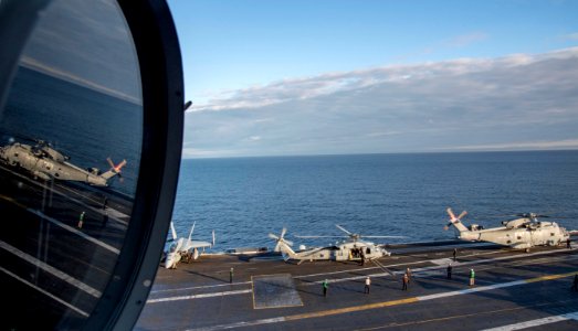 Saxon Warrior is a United States and United Kingdom co-hosted carrier strike group exercise that demonstrates interoperability and capability to respond to crises and deter potential threats. (36433527806)