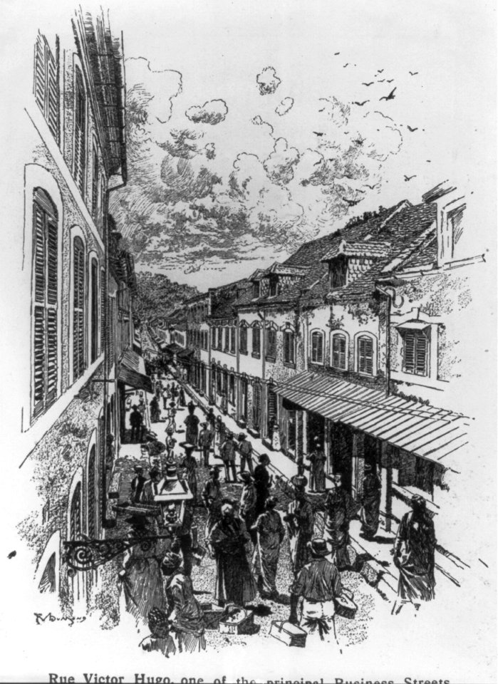 Scenes of St. Pierre, Martinique, before the 1902 eruption of Mount Pelee LCCN2002697966