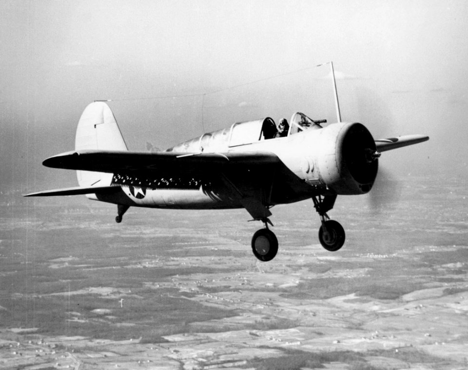 SBN-1 of VT-8 in flight ca in 1941