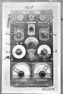 Schalttableau für drahtlose Telegraphie - CH-BAR - 3241625