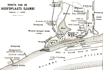 Schets van de hoofdplaats Djambi