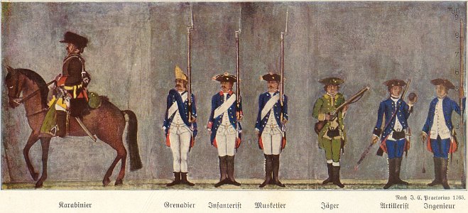 Schaumburg-Uniformen 1765